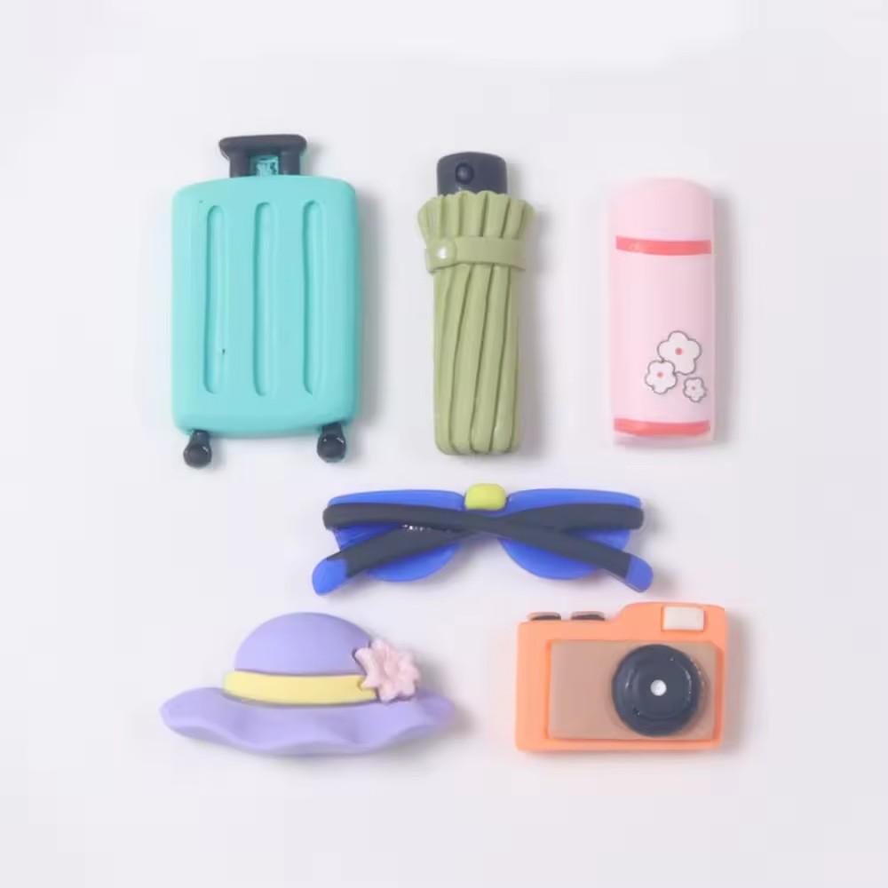 Lovely Summer Beach Vacation Flat Back Resin Cabochons Artificial Model Style Fairy Themed Souvenir Charms