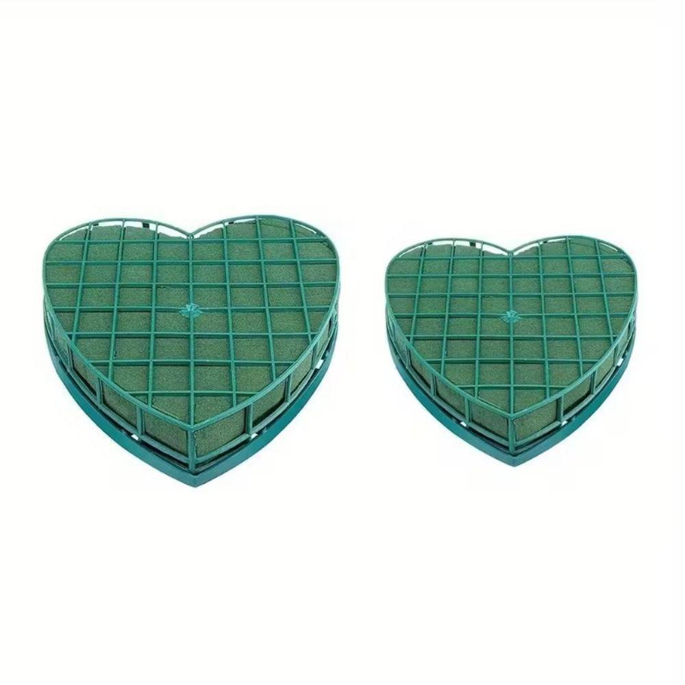 With Suction Cup Floral Bricks Heart Shaped Flower Mud Florist Sponge  Vehicle Decoration