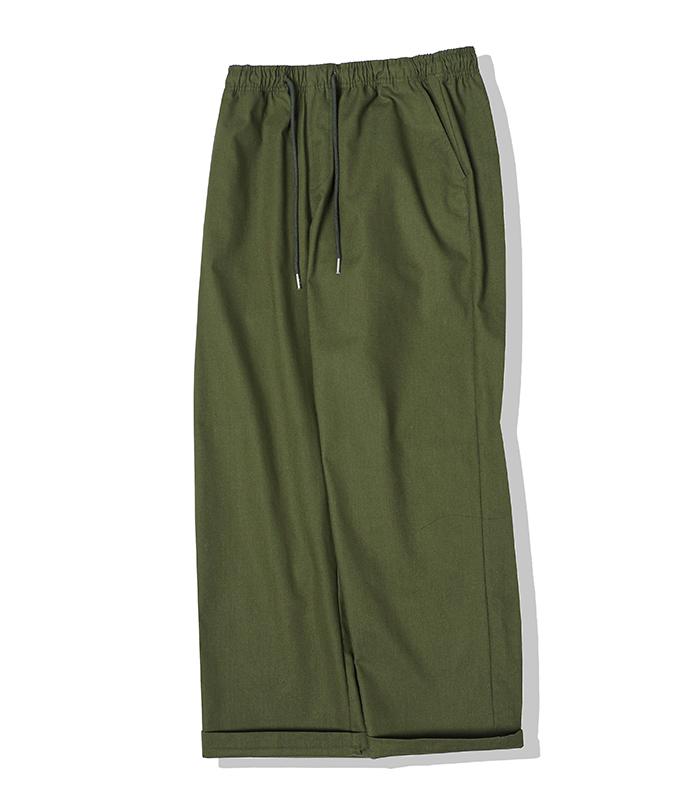 AVANDRESS French Linen-Like Semi-Wide Elastic Pants - 6 Colors