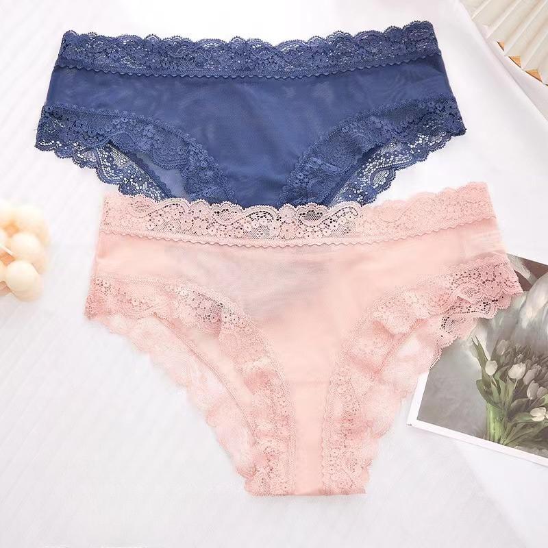 1 buc/SET Chiloți din bumbac Chiloți confortabili pentru femei Lenjerie de corp stil dantela S-XL Chiloți moi Chiloți pentru femei