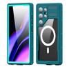 For Samsung S23/S24 Ultra Phone Case, Wireless Magnetic Suction 360 Waterproof Case, S24