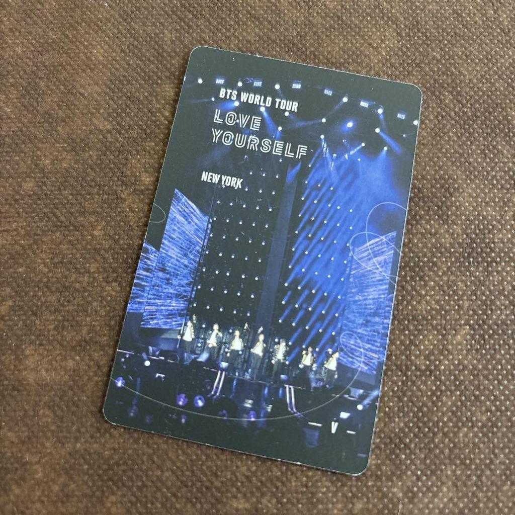 [USED] BTS LYS New York Blu-ray Trading Card V Taehyung
