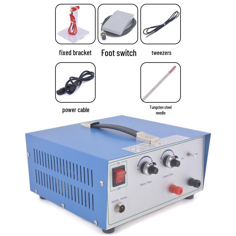 80A Handheld Jewelry Spot Welder: Portable Electric Pulse Welder for Ring and Small Repair Welding