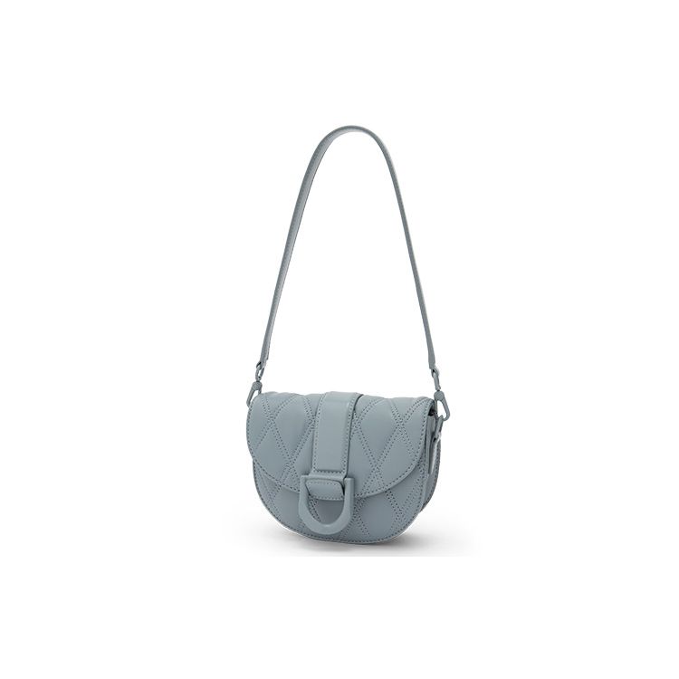 Charles & Keith Gabine Versatile PU Leather Saddle Bag Small CK Shoulder Bag Women Bags Brown CK2-80781629-2