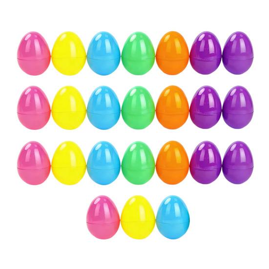 24Pcs Prefilled Easter Eggs Party Favors Eggs with Insect And Frog Toys Inside Easter Basket Stuffers for Egg Hunt Kids Toddler Gifts