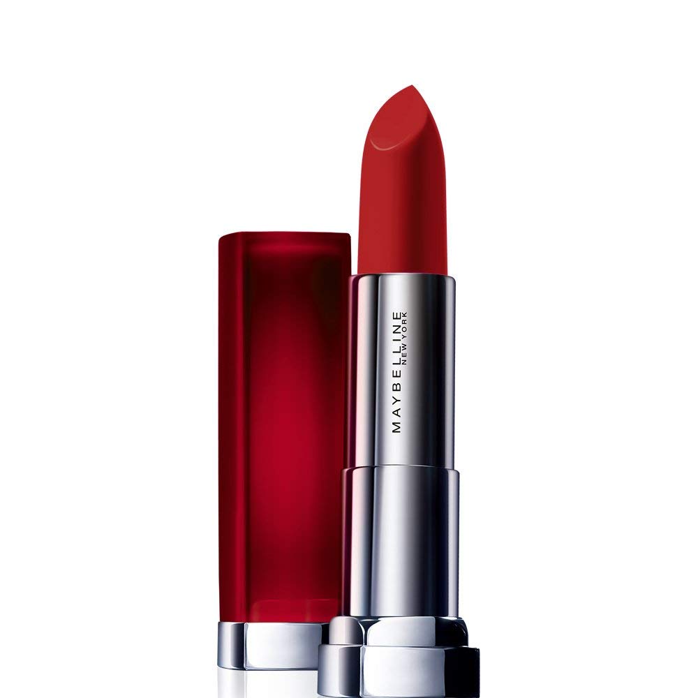 

Maybelline Color Sensational Lipstick C Powder Matte Collection RD642 Red Mood