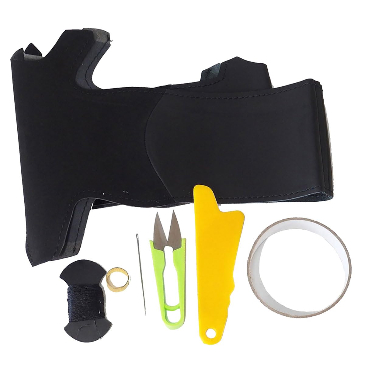 

Mazda Roadster DIY Steering Wheel Leather Wrap Kit Buckskin Black (ND) [NS Design] [1NS1Z32]