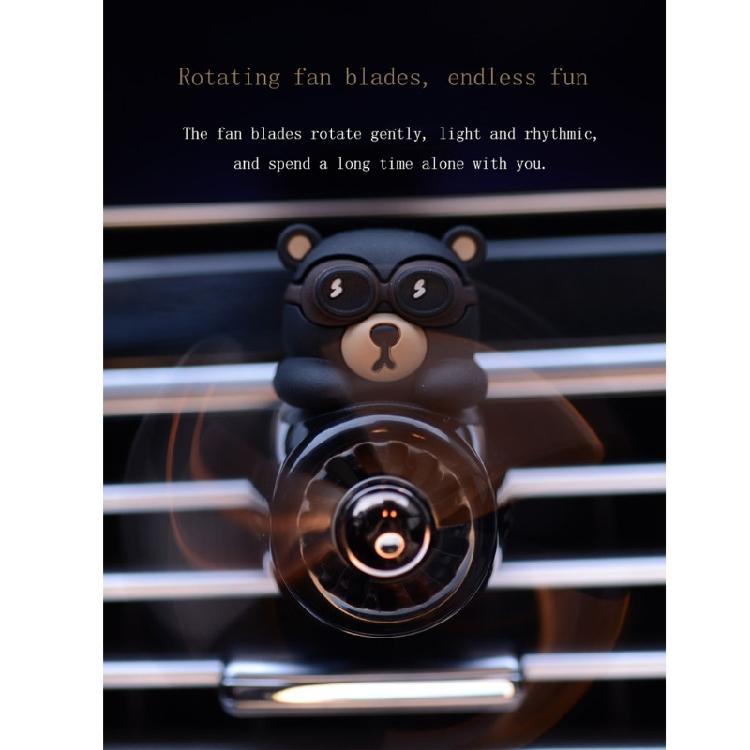 Automotive Air Outlet Flying Bear Piloting Freshener Holder Interior Trims