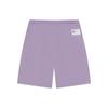 Lining Pure Color Logo Patch Lace-Up Shorts Men Bottoms Purple AKSS629-7