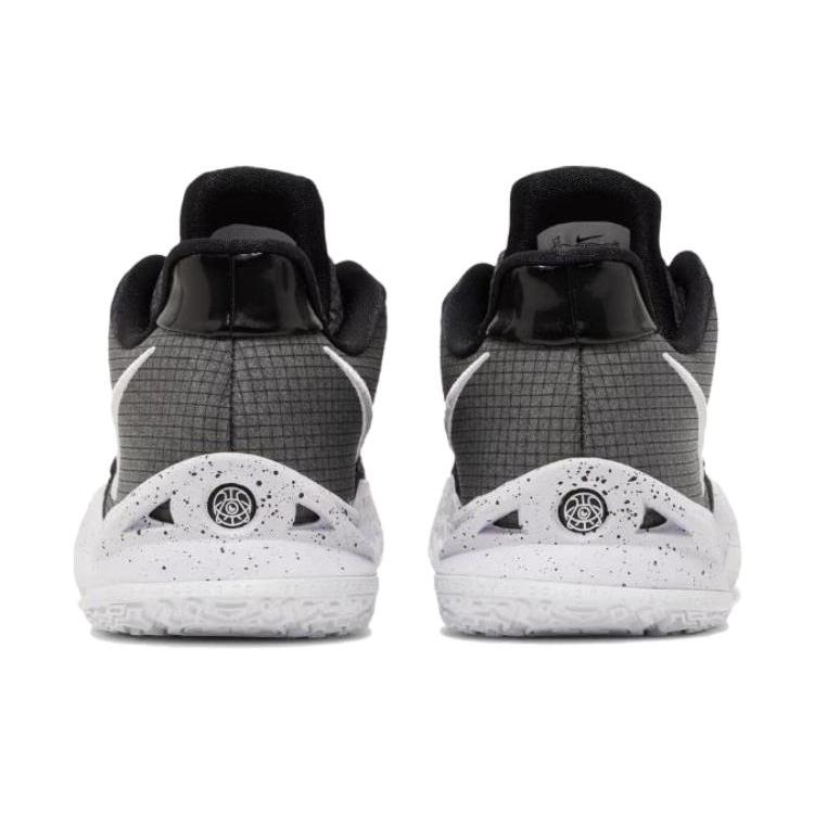 Nike Kyrie Low 4 Cushioning Abrasion Resistant Cushioning, Wear Resistant Low Top Basketball Shoes Men's Black White DM5041-001