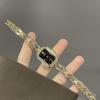 Temperament Haute Women'S Watch Diamond-Encrusted Square Bracelet Watch Fashion Light Luxury Xiaoxiangfeng Watch