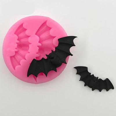 Cartoon Bat Animal Cookie Silicone Mold DIY Chocolate Fondant Baking Tool Halloween Ghost Festival Cake Decorating Supplies