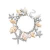 Süßes Süßes Seestern Muschel Muschel Armband für Frauen Neue Persönlichkeit Mode Perle Sommer Strand Schmuck Feiertagsparty Zubehör