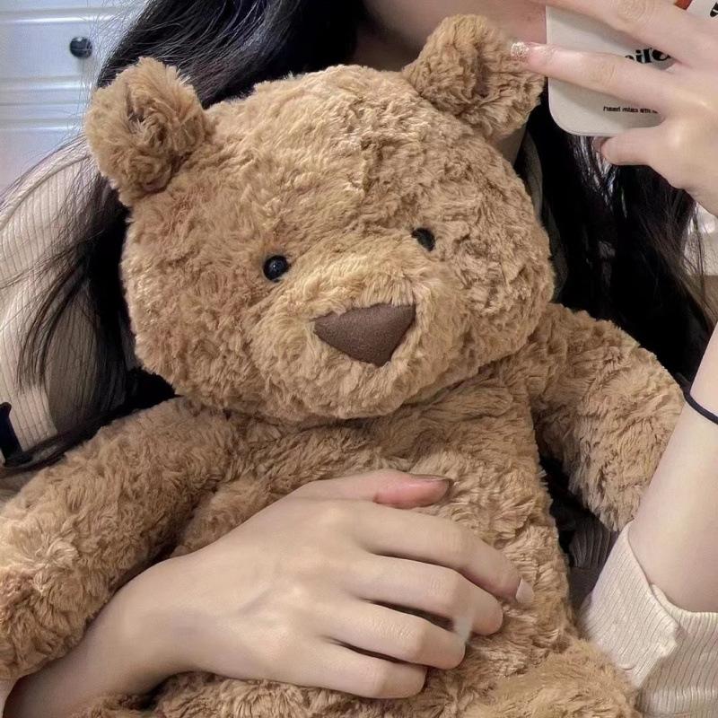 Ugly cute Barcelona bear doll teddy bear plush doll sleeping pillow healing bear large doll gift