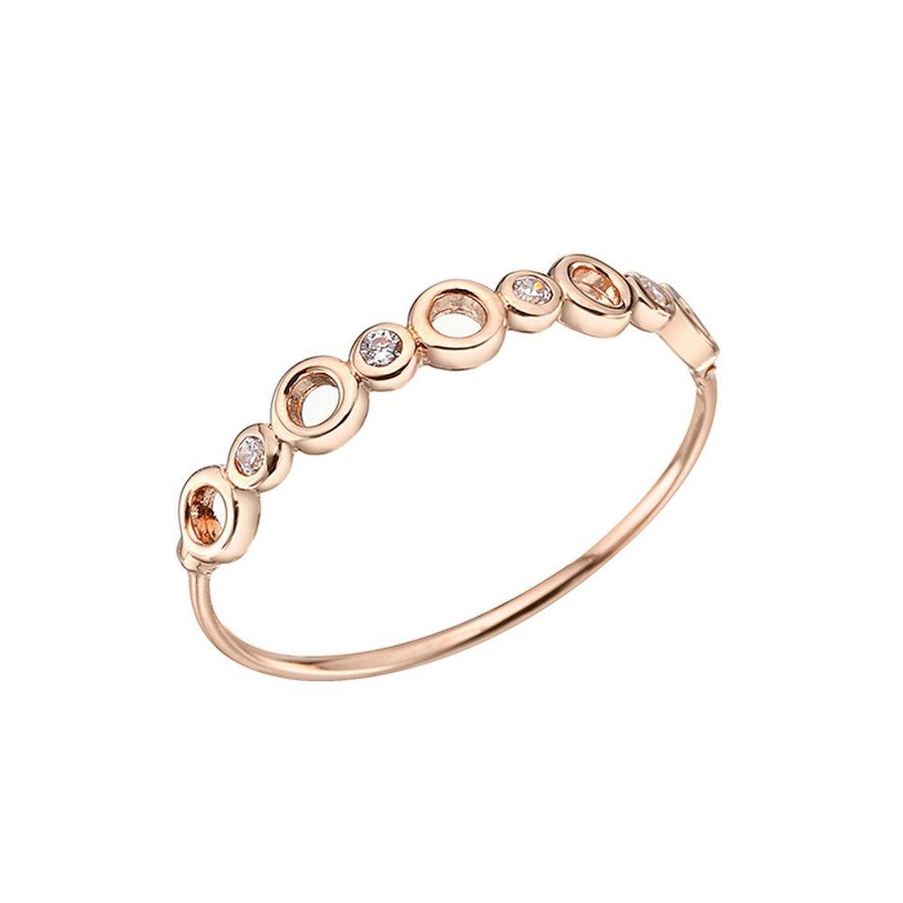 

Ladiosa 18K Women s Ring Lk18Jd-256R 14K pink gold/ Size: 08