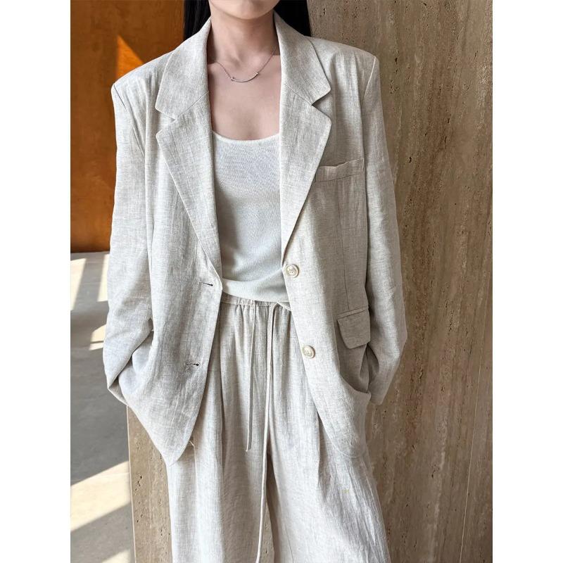Linen Blazer Women Spring Linen Sold Separately M