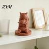 Durable PLA Resin Cat Figures Fighting Cats Ornament, 3D Printed Stacked Kitten Figurine, Handcrafted Style Home Accents Creative Animal Sculpture for