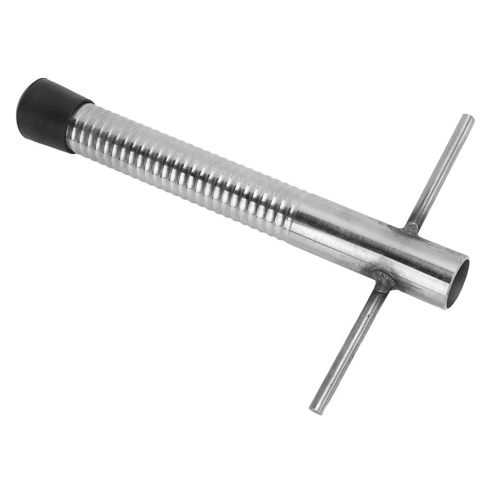 2PCS Stainless Steel Ice Augers Wearproof Ice Nail Portable Fishing Ice Drill  Outdoor Camping