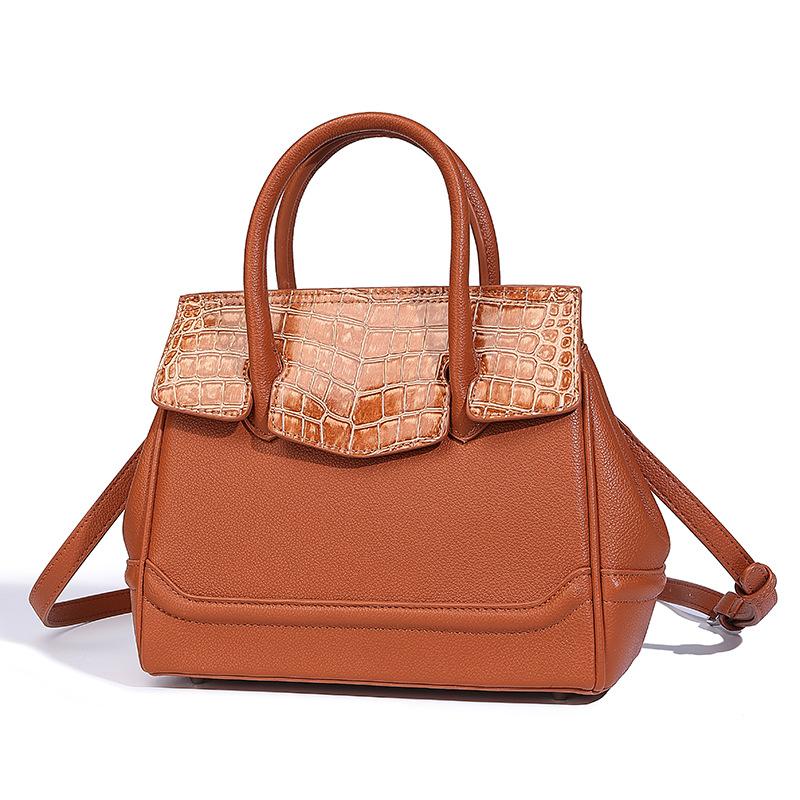 Crocodile Pattern Handbag Trendy New Women's Bag Fashionable Versatile Single Shoulder Oblique Span Bag