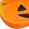 Halloween Home Decor 3D Printed Pumpkin Glasses Storage Tray, Decorative Desktop Organizer Tray for Sunglasses Keys & Jewelry, Themed Entrance Key