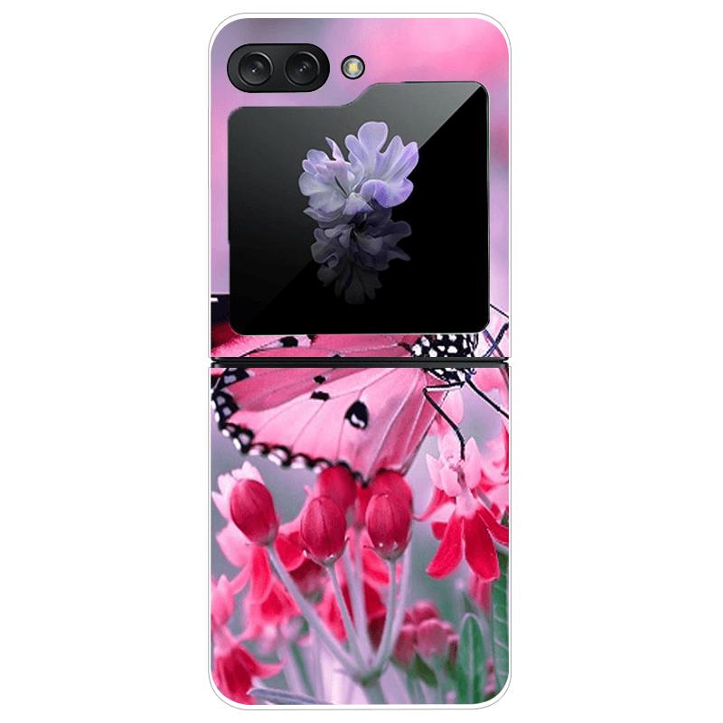 Clear Phone Case For Samsung Galaxy Z Flip7 Fashion Hard PC Silicone Cover For Galaxy Z Flip 7 5G ZFlip7 Transparent Protector