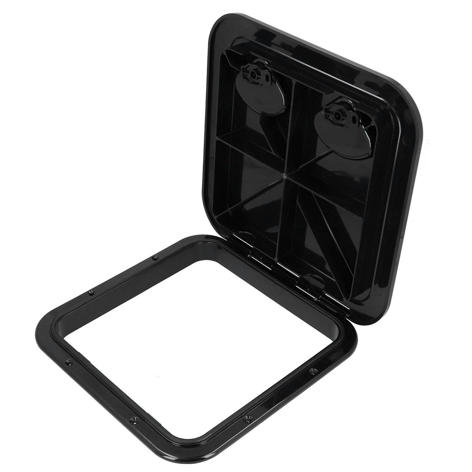 

Deck Access Hatch Inspection Cover Anti UV with Lock for Marine Boat Black 14.75 x 14.5in
