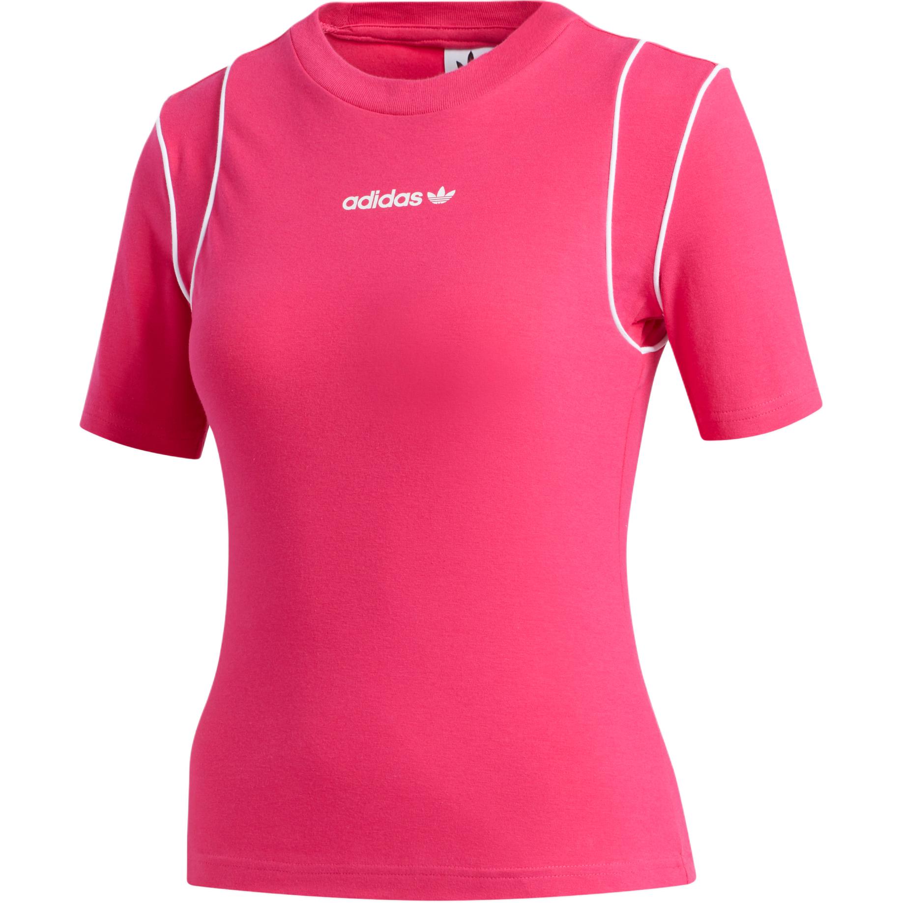 

Adidas Originals Logo Letter Breathable Slim Fit Short Sleeve T-Shirt Women T-Shirts GC8768 2XS