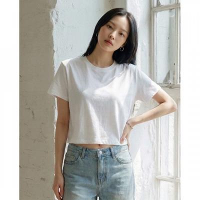 C S In The Room uniSex Solid Round Crop T ShirT 6 ColorS