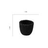 Milk White Creative Volcanic Stone Pattern Cement Succulent Flower Pot Office Home Desktop Decoration Green Plant Flowers
