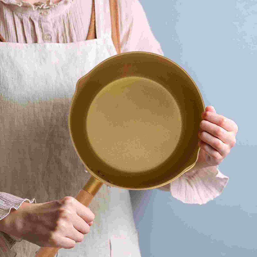 Snow Pan Milk Warmer Pot Small Nonstick Household Multi-functional Heating Sauce Without Lid Non-stick