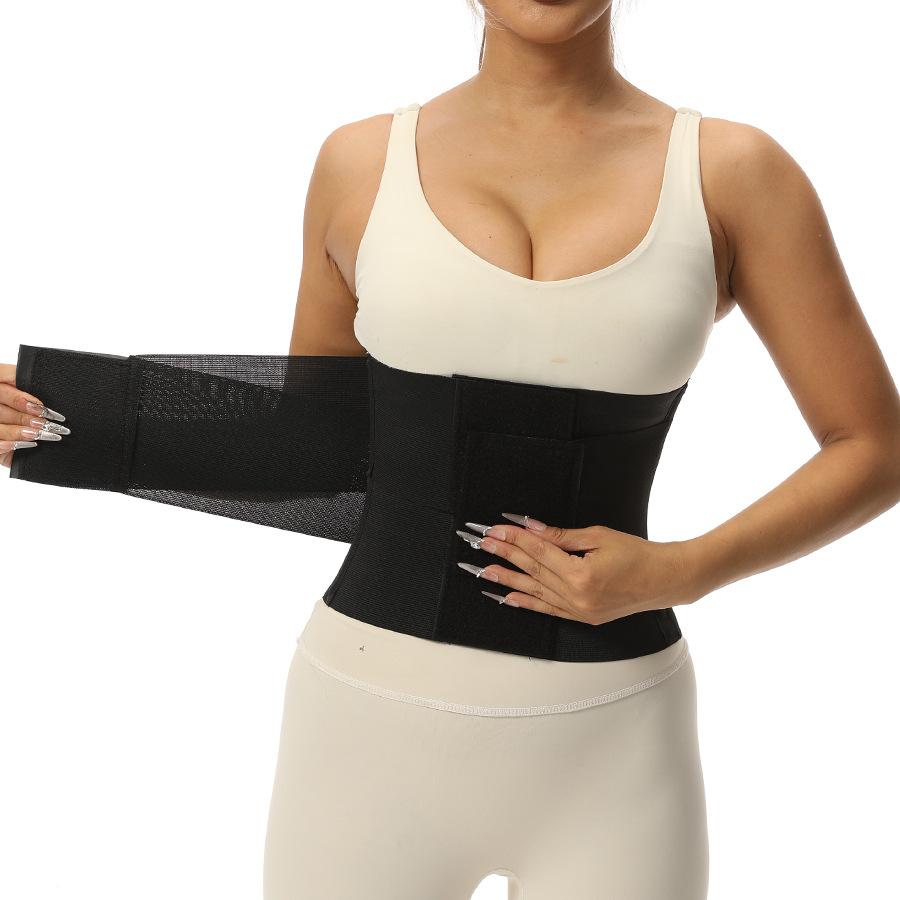 High Elastic Polyester Fitness Belly Belt Gym Waist Trimmer Postpartum Plastic Belt