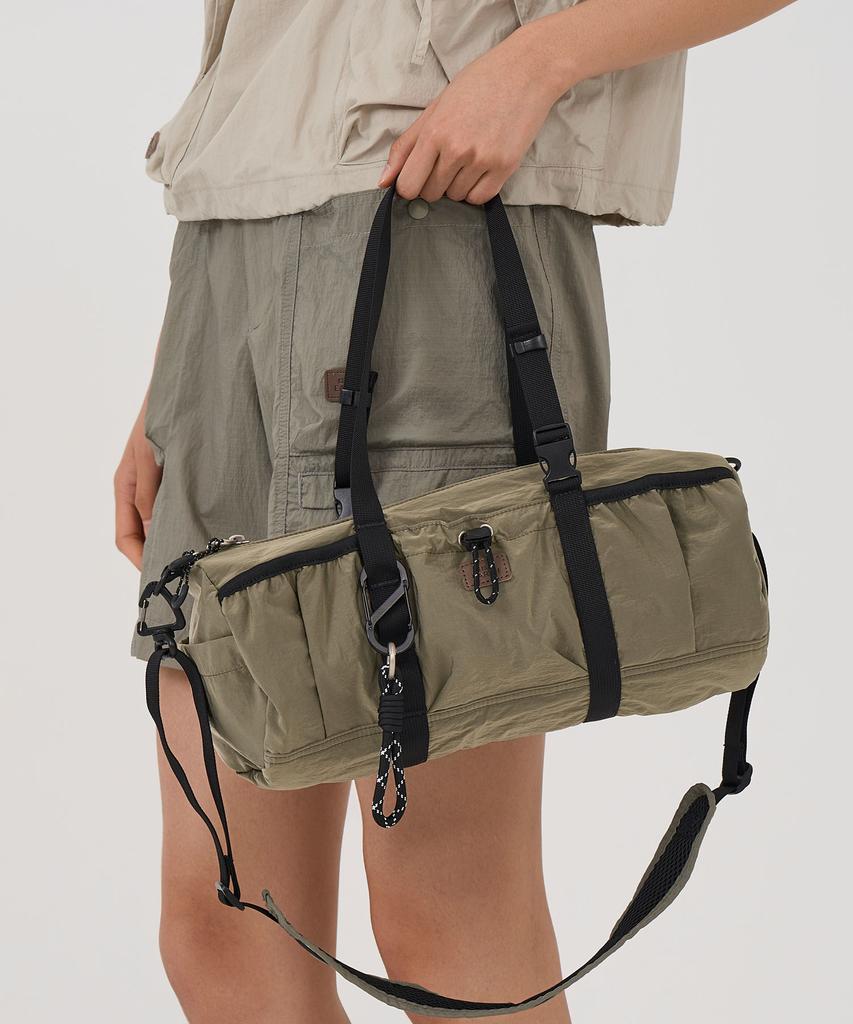Bibissieoseu Utility Cylinder Bag_Ash Khaki