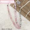 Handmade Glass Bead Bracelet With 45 Simulated Jades Beads Hui Cultural Pattern Portable Daily Jewelry