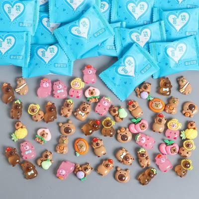 Yousheng Leuchtende Mini-Tierfiguren, geheimnisvolle Überraschungstüten-Spielzeuge, leuchtende Bauernhof- und Ozeanfiguren, niedliche Harzdekoration für DIY-Bastelarbeiten und Feengärten