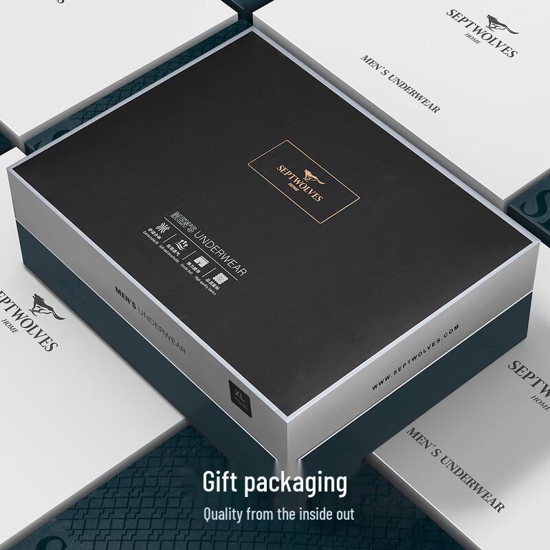 Seven Wolves Men's Premium Antibacterial Boxer Briefs