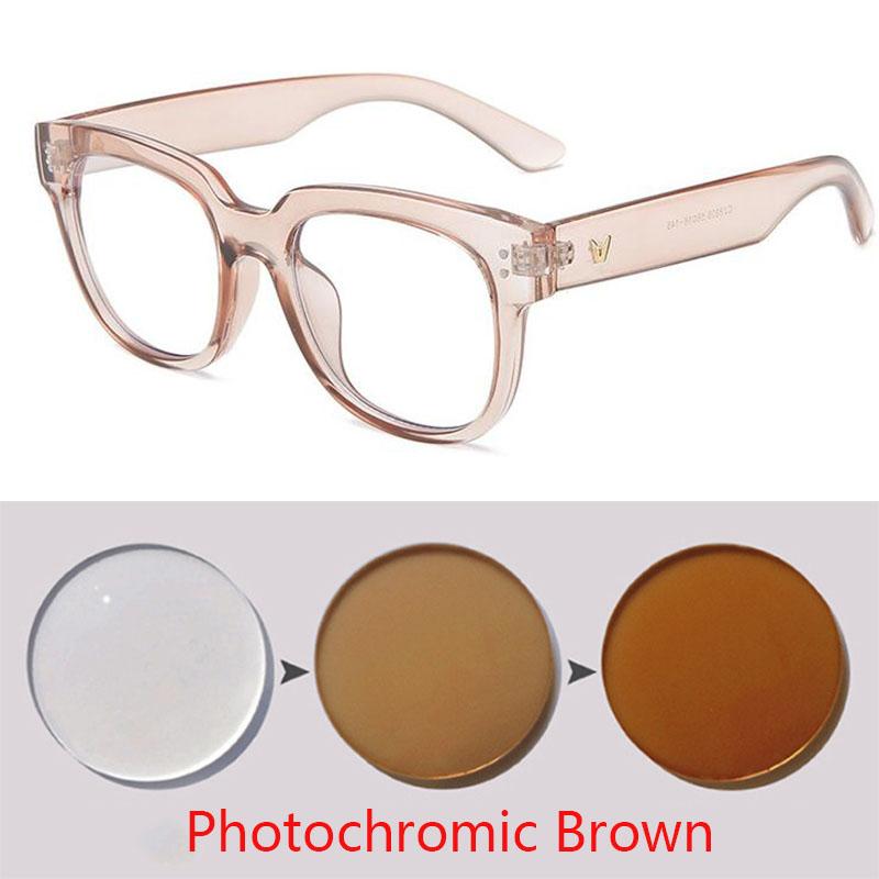 New Square Myopia Glasses Men Women Optical Prescription Eyewear 0 To -6.0 Diopter Lightweight Durable Frame