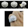 Europe And The United States Elegant Zircon Wedding Ring With Full Rhinestone Design