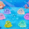Glow In The Dark Car Ornaments Micro Octopus Octopus Figures Durable Desk Ornament