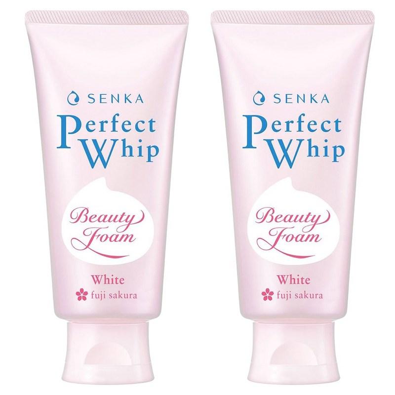Senka Perfect Whip White Fuji Sakura Cleansing Foam, 2 pcs, 100g