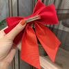 Elegant Big Bow Hair Clip Headdress Ribbon Bowknot Spring Ponytail Clips Hairpin Women Girls  Hair Accessories