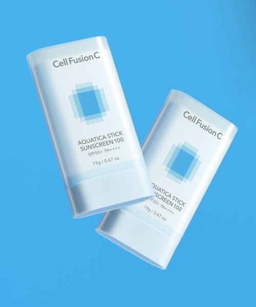 Cell Fusion C AquatiCa стик солнцезащитный 100 19г + 19г FREE