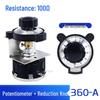 WX112 050 Adjustable Single-Turn Wirewound Potentiometer: 47, 560 Ohm, 1K, 2.2K, 4.7K, 10K, 47K Knob