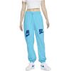 Nike Letter Logo Printed Cuffed Sports Pants Women Pants Light-Blue DV8089-416