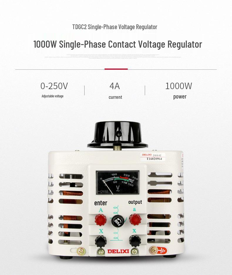 DELIXI TDGC-1Kva 1000W Single-phase Voltage Regulator