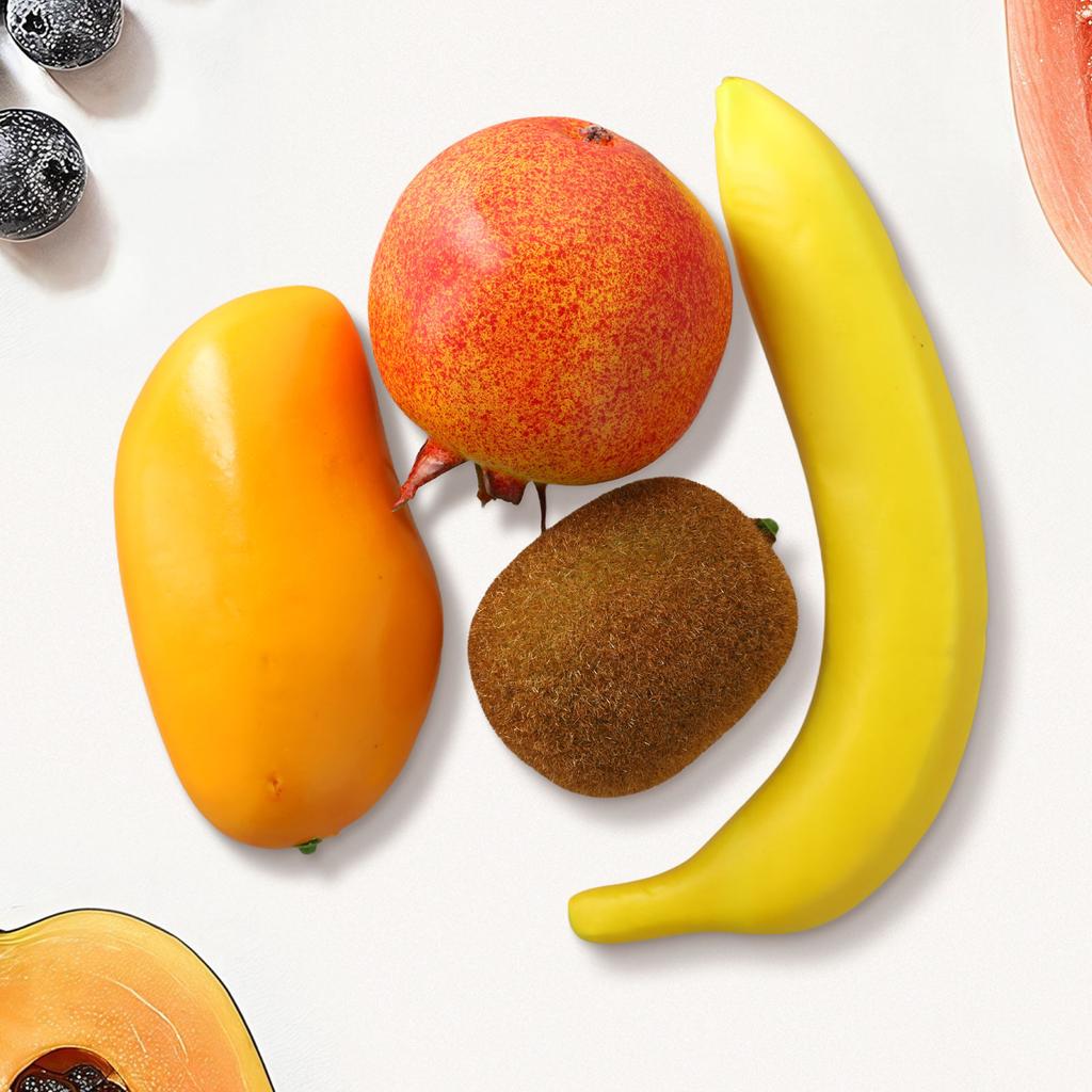 Variety Artificial Fruits Plastic Fake Fruit Kitchen Table DIY Home Decoration