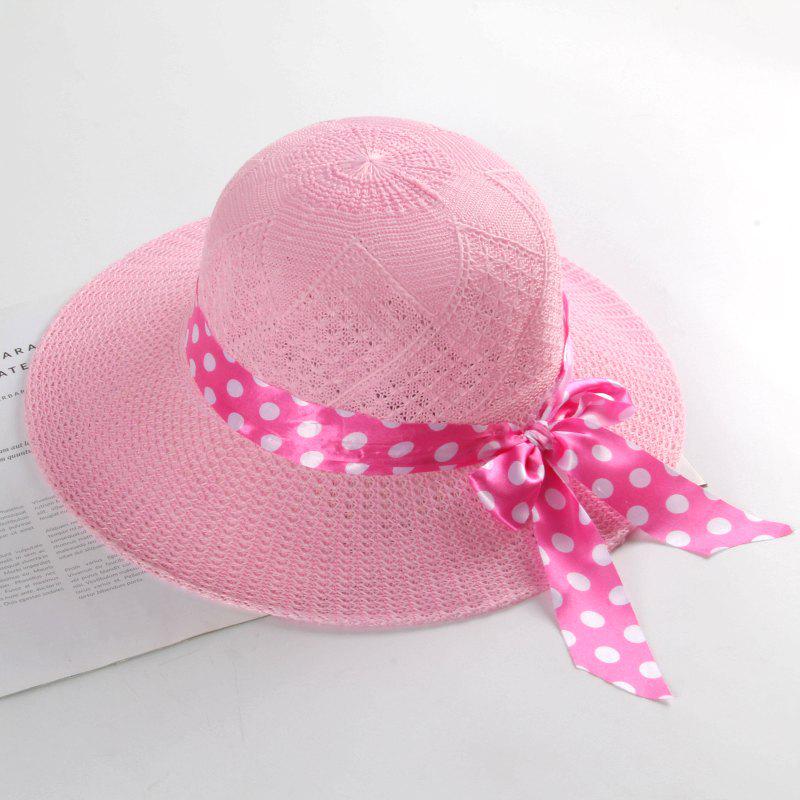 Women's Fashionable Wide Brim Straw Sun Hat – Perfect for Beach and Scenic Spots