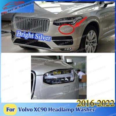 Bright Silver Front Bumper Headlight Washer Cover Cap For Volvo XC90 2016 -