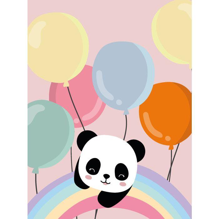 Kit diamond painting enfant Panda 15 x 20 cm