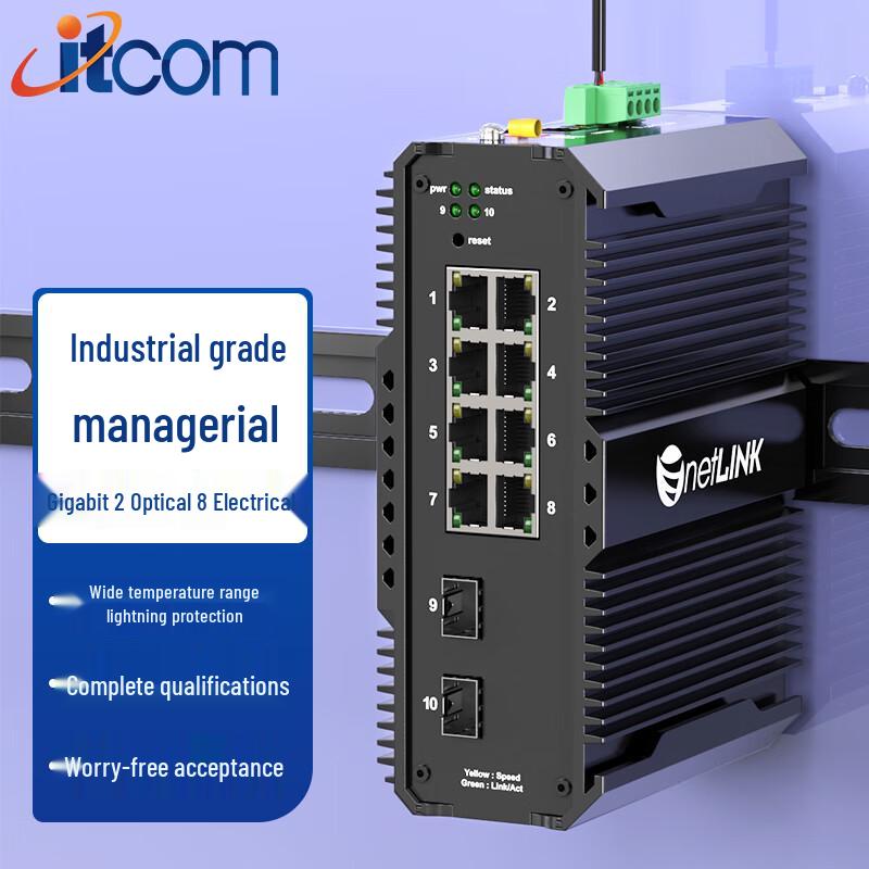 

ADK IT168 Industrial Managed Gigabit Ethernet Switch