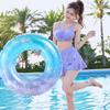 Float Ring for Adults and Children, O-Shaped, Water Hammock for Water Play, Inflatable, Foldable, Stylish, Cute, for Water Play, Beach, Swimming,